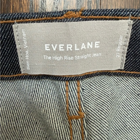 Everlane The high rise straight leg Jean 30 in to cuff inseam - Picture 2 of 5
